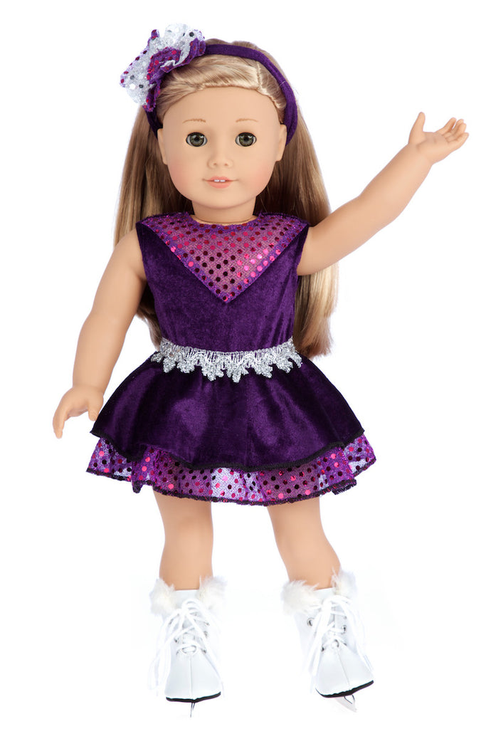 doll with purple dress