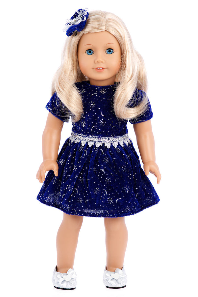 girls dress with matching doll dress