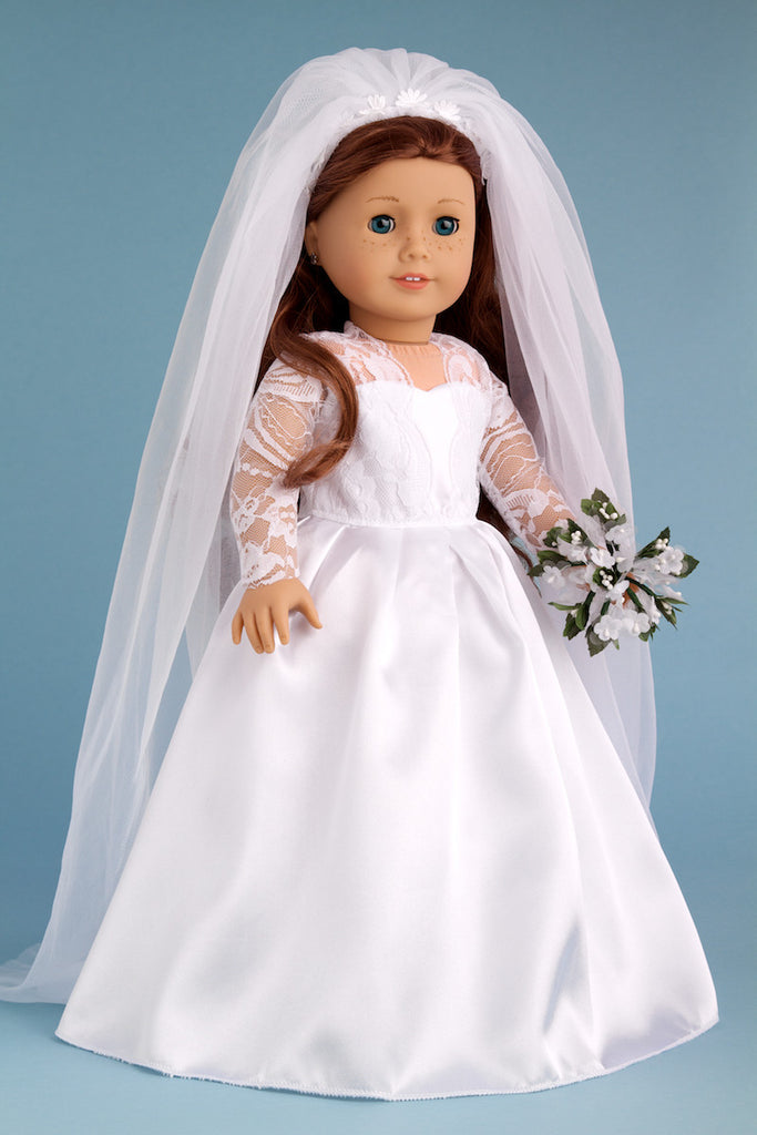 doll in wedding dress