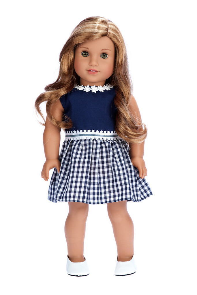 Saturday Afternoon - Clothes for 18 inch American Girl Doll - Navy Blue ...