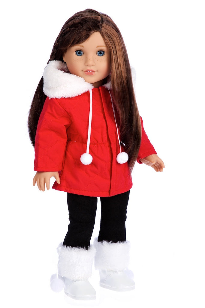 american girl doll winter coat