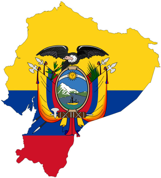 Download Ecuador Outline Map Flag Vinyl Decal Sticker Full Color ...