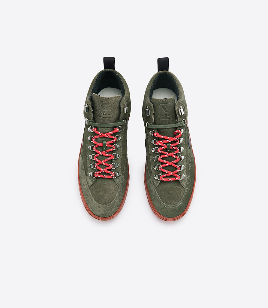 VEJA Roraima Bastille • Suede Olive Black Rust Outsole – HARVEST CLUB