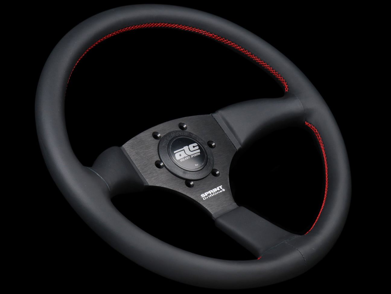 ATC Sprint Rallye Steering Wheel - 330MM Blue Stitch