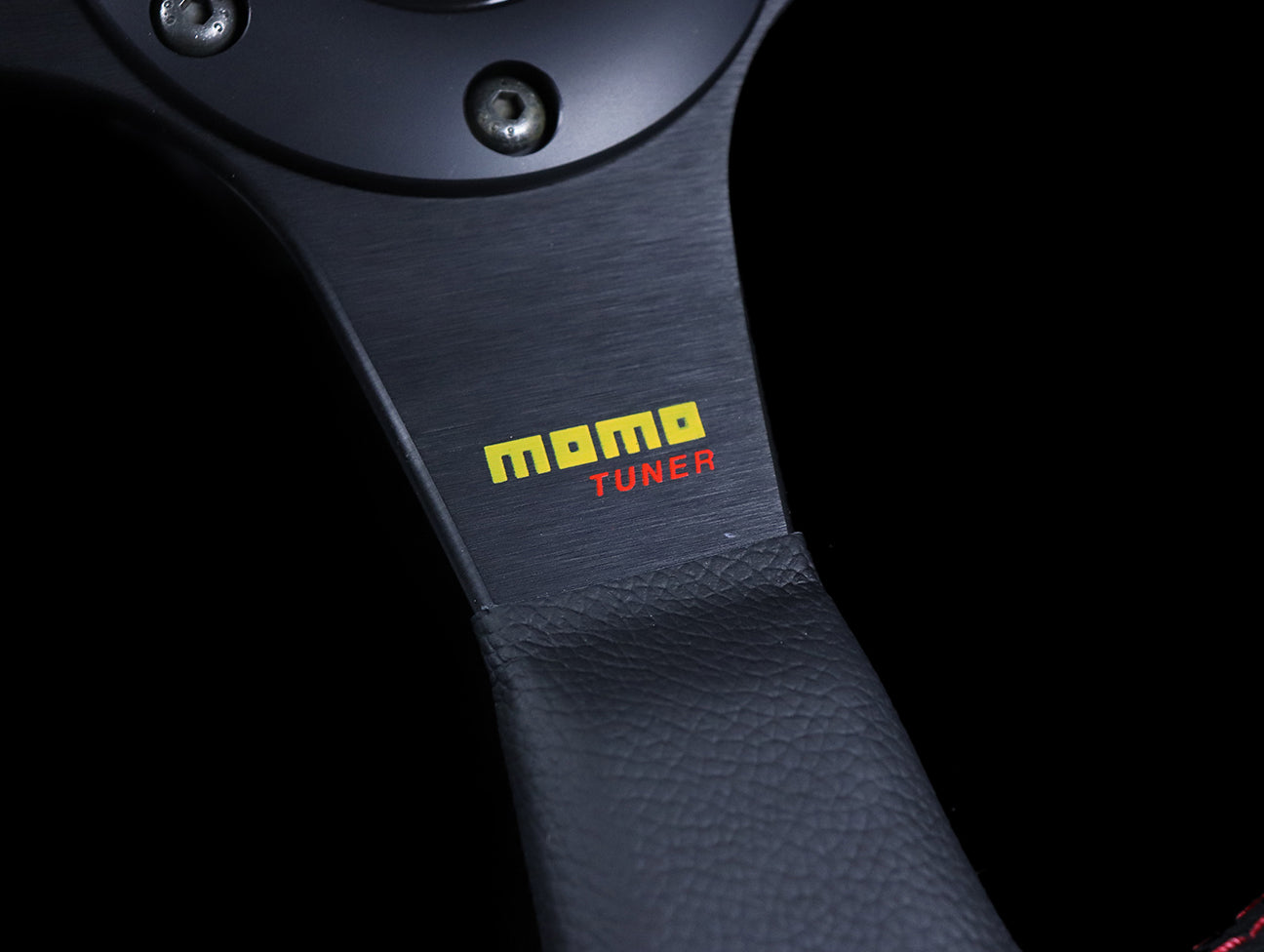 Momo Tuner Steering Wheel Red Stitching Jhpusa