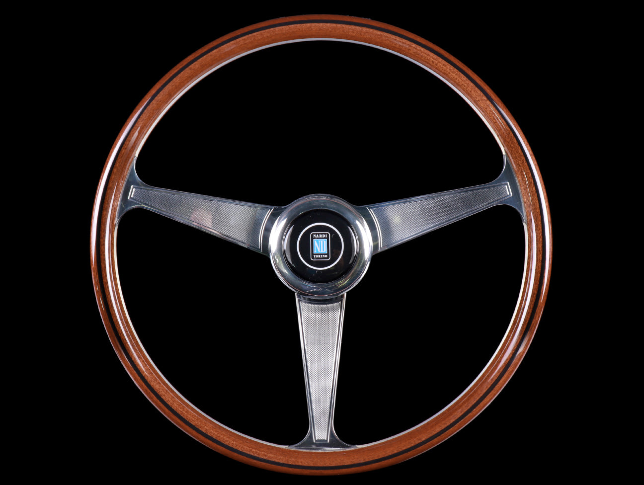 Nardi Classic Wood Deep Corn 330/350mm Steering Wheel w/Black