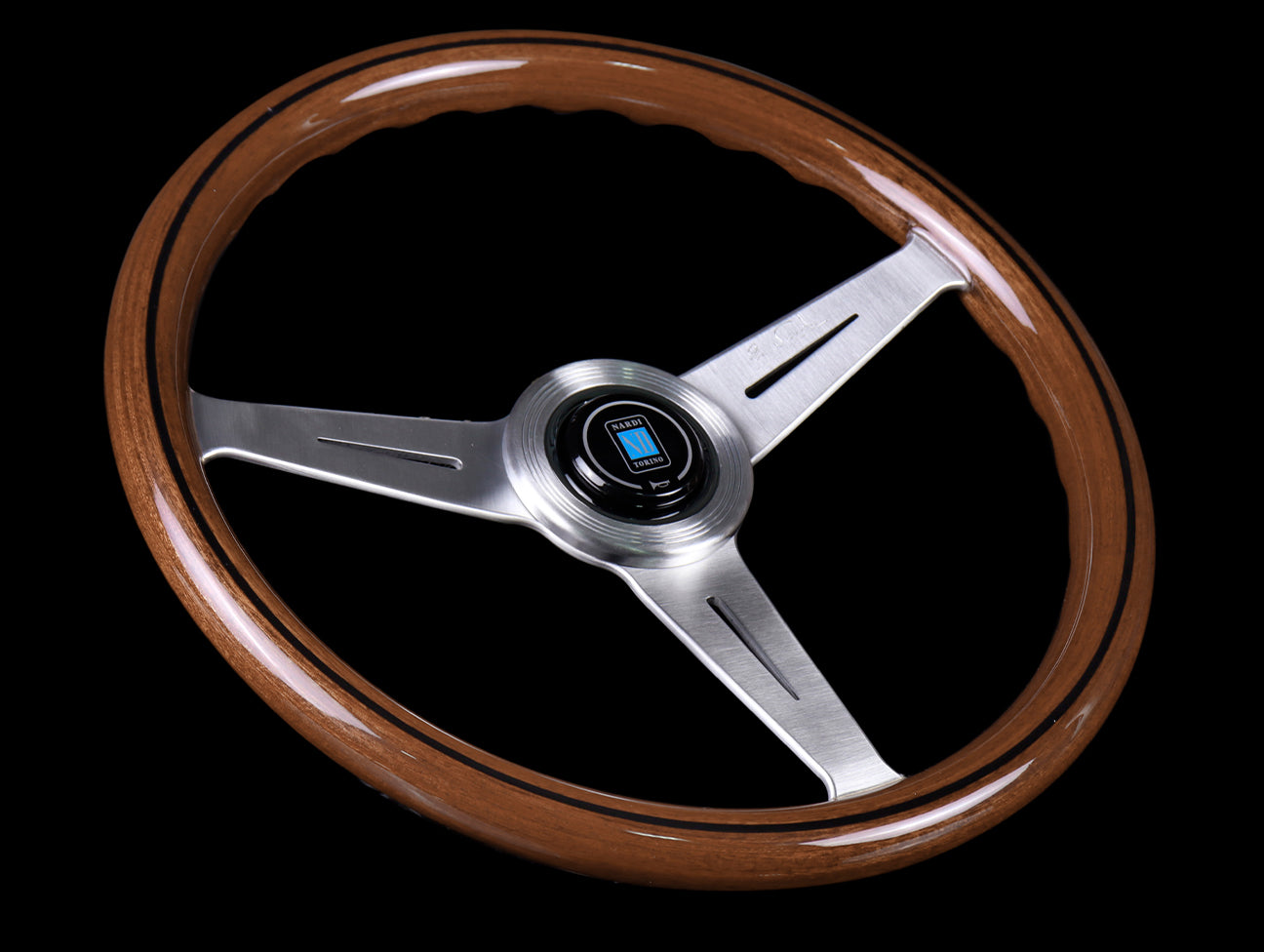 Nardi Classic Wood Deep Corn 330/350mm Steering Wheel w/Black