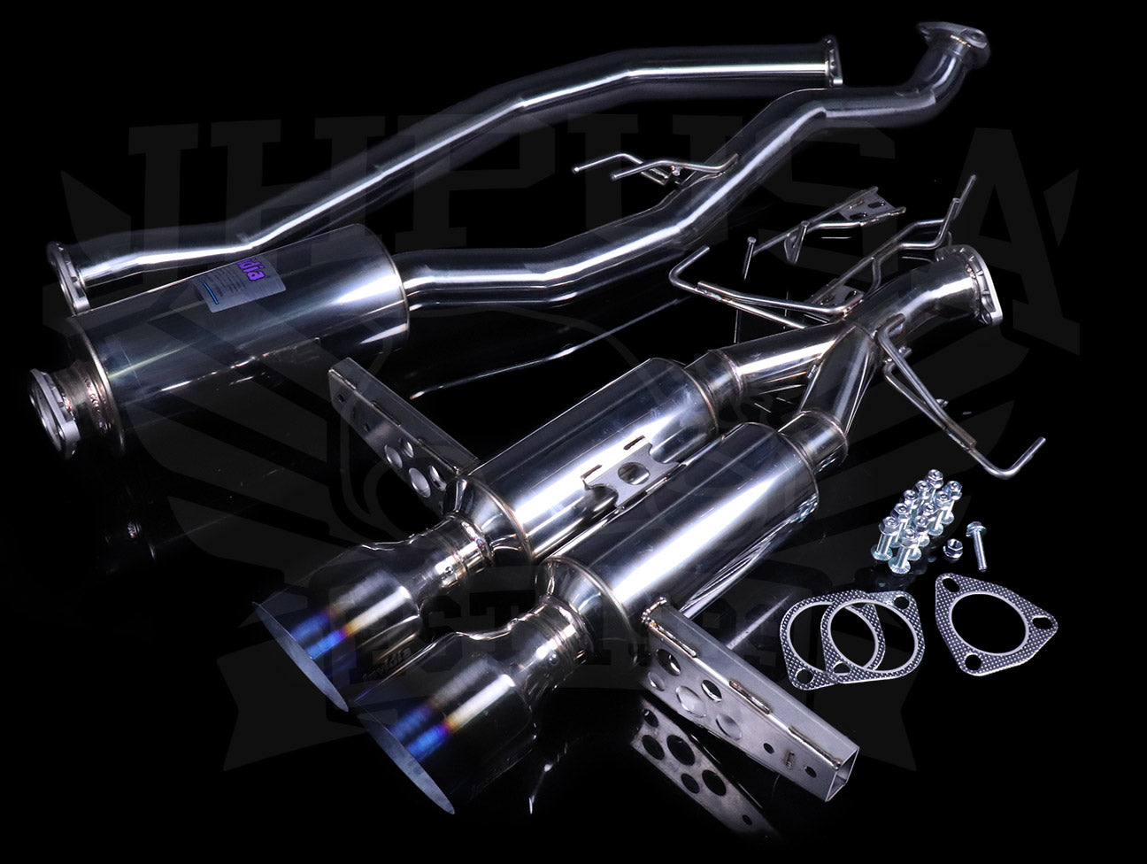 Invidia Gemini Cat Back Exhaust W Ti Burnt Tips 17 Civic Sport Hatchback 1 5t Jhpusa