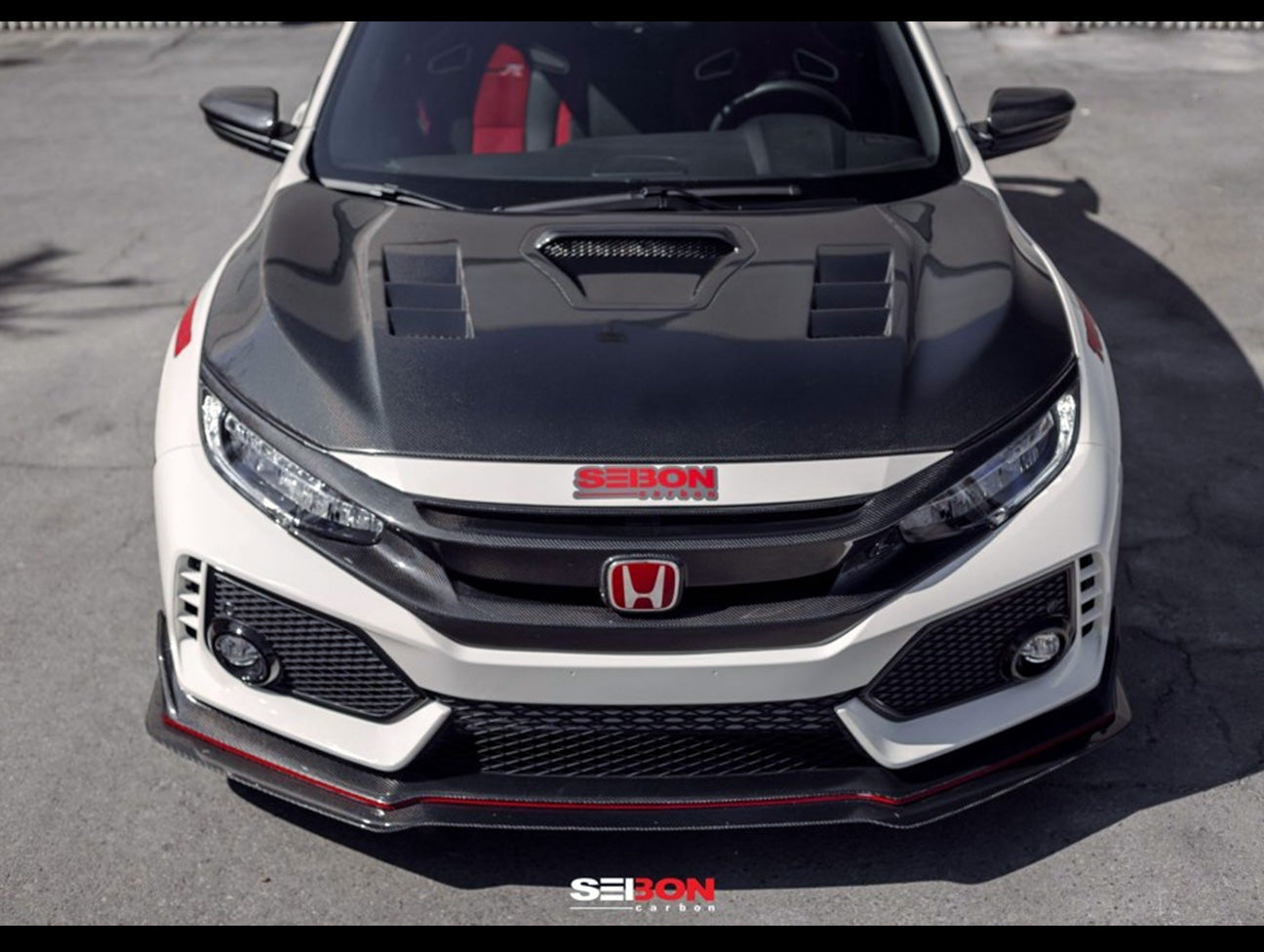 Seibon TS Style Carbon Fiber Hood 2017+ Civic TypeR (FK8) JHPUSA