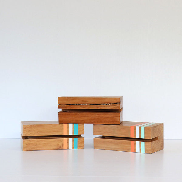 Recycled Wood Ambient LED Light - Rimu Lamp