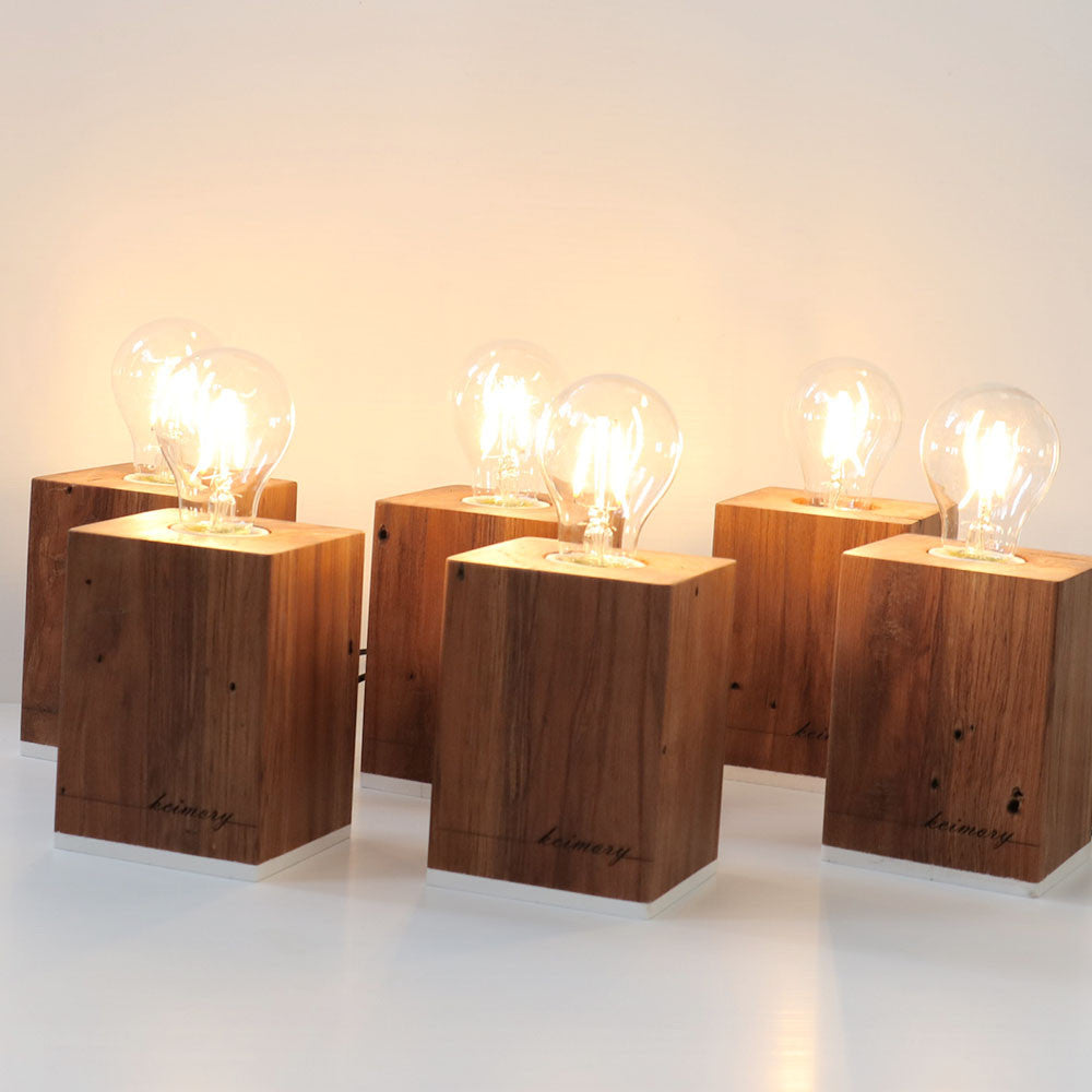 Rimu Block Lamp