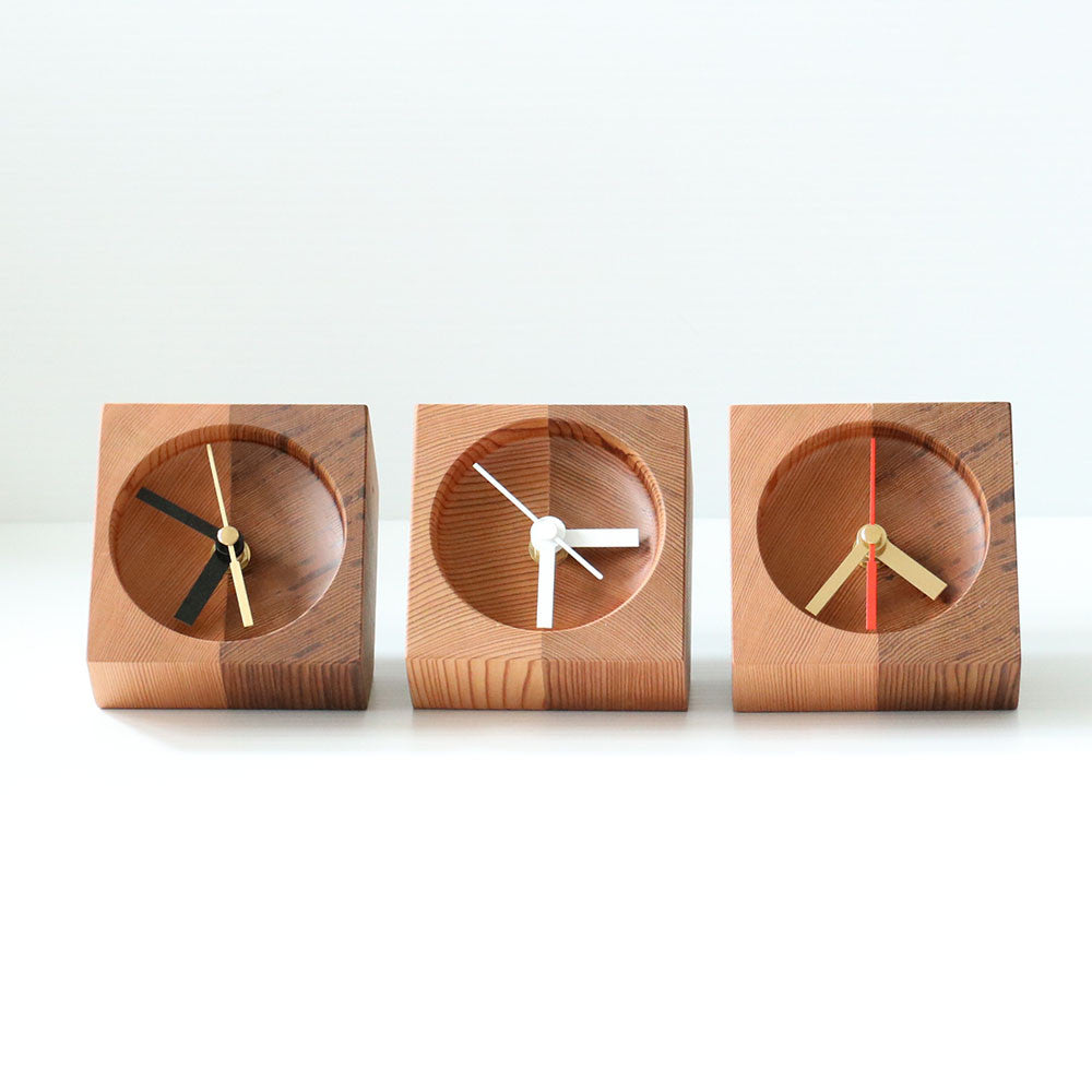Cedar Table Clock - Handmade