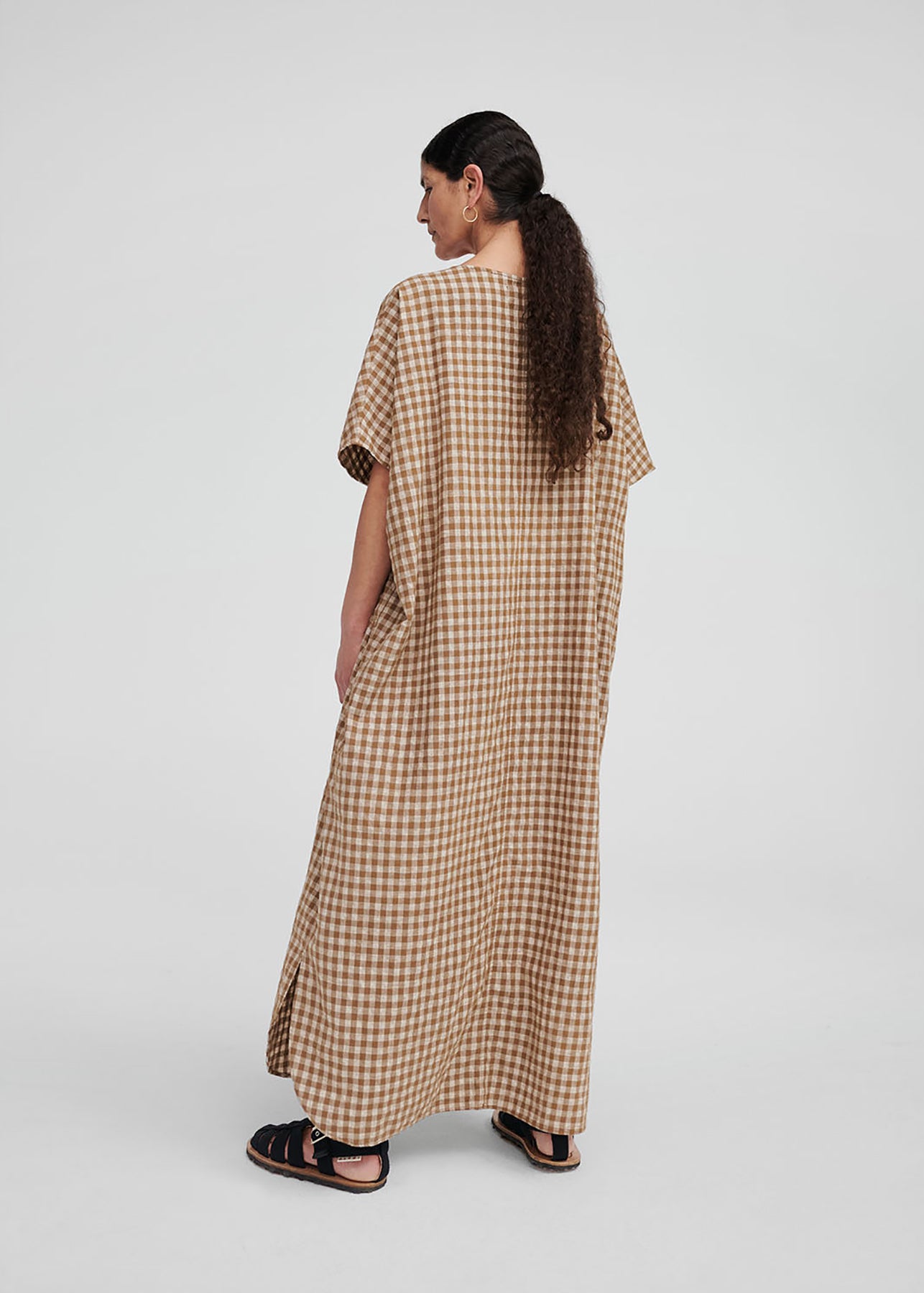 Checkered Maxi Dress | Breen