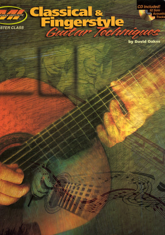 Image of David Oakes, Classical & Fingerstyle Guitar Techniques, Music Book & CD