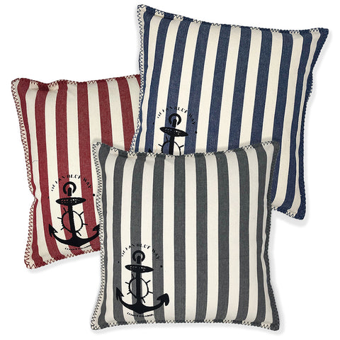 Nautical Striped Pillows