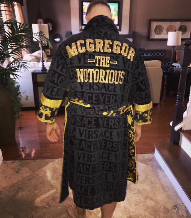Conor mcgregor Versace robe 