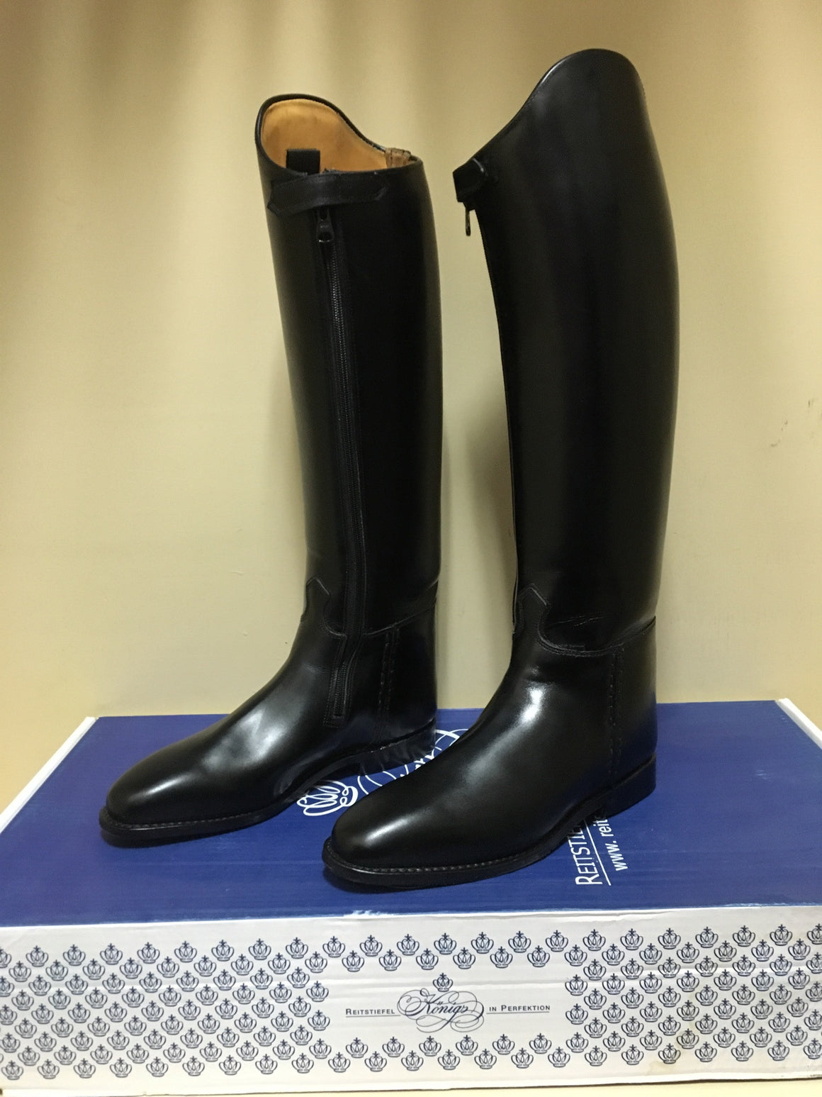 Konig Grandgester + Zippers Dressage Boot US 10.5 (38cm calf 46/52cm h ...