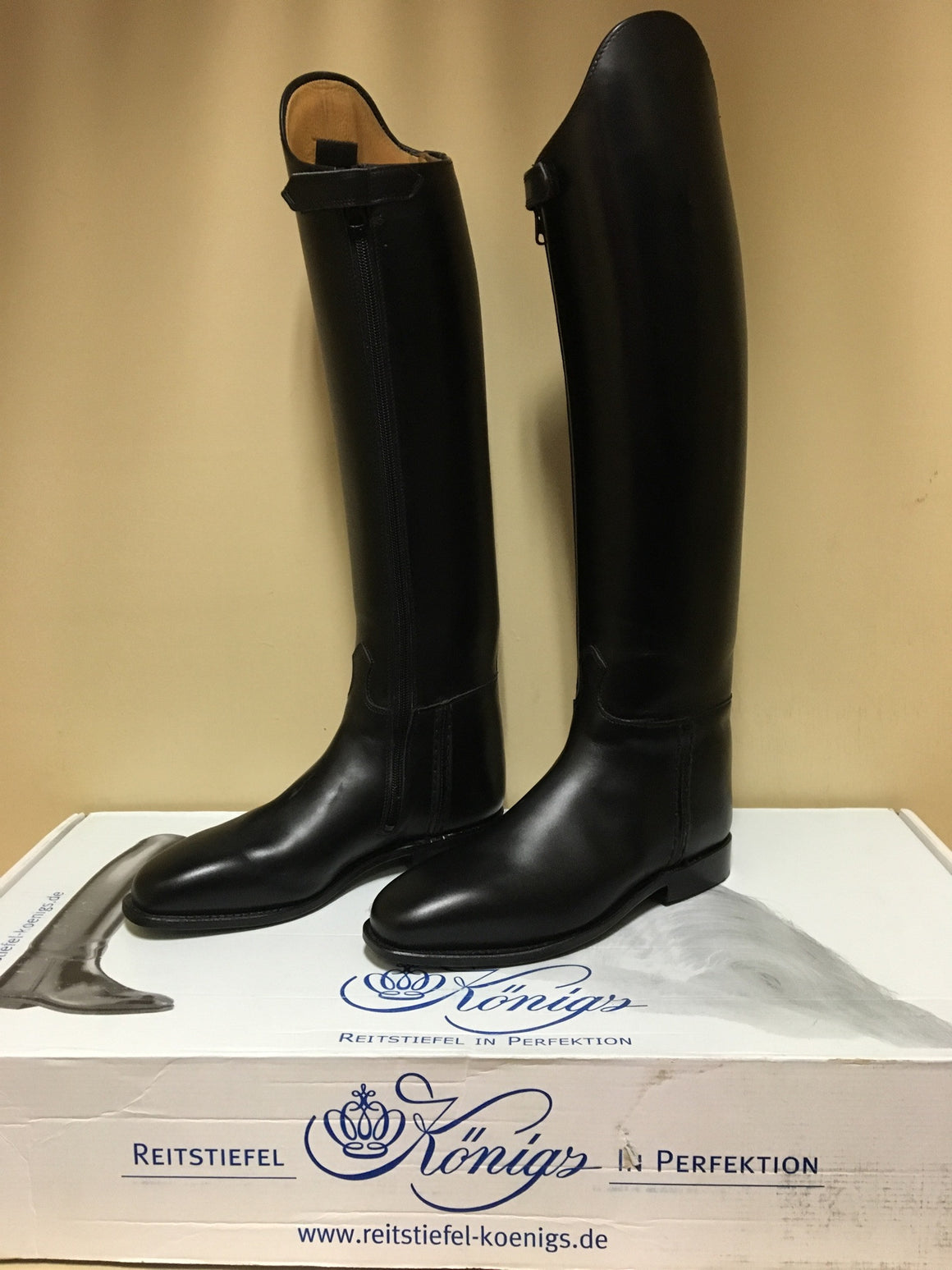 Konig Grandgester Tall Boots + Zippers US 8.5 (33.5cm calf 48/56cm hei ...