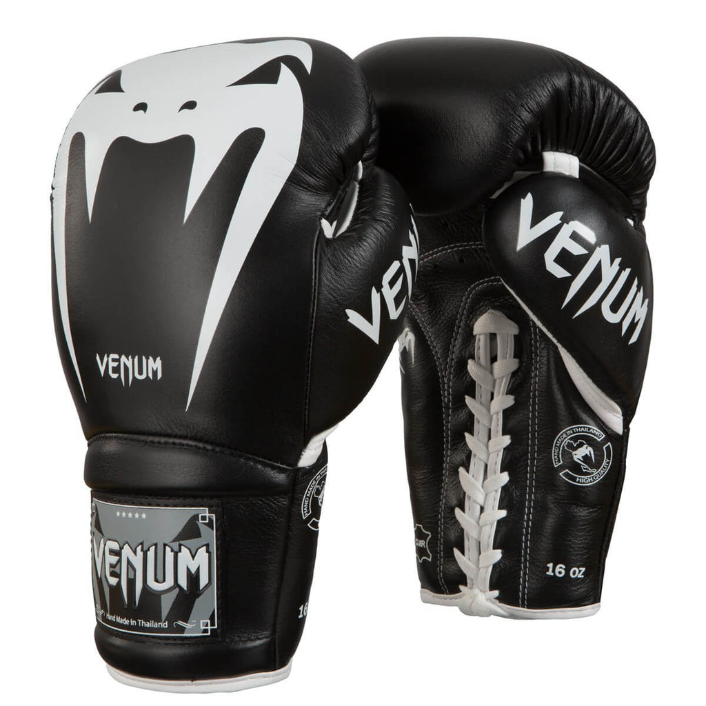 lace sparring gloves