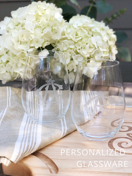 Personalized Engraved Bar and Glassware