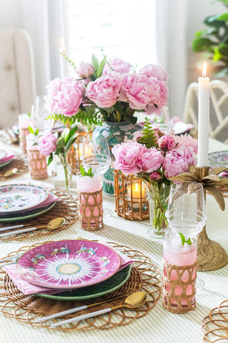Pink Peony Spring Table