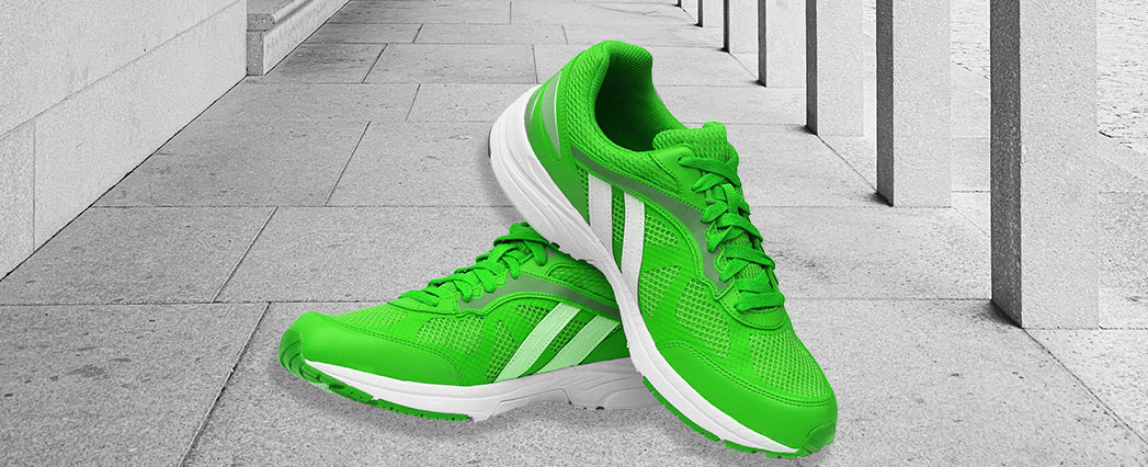 we offer in green & white Trainers