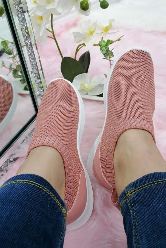 fabric sock trainers