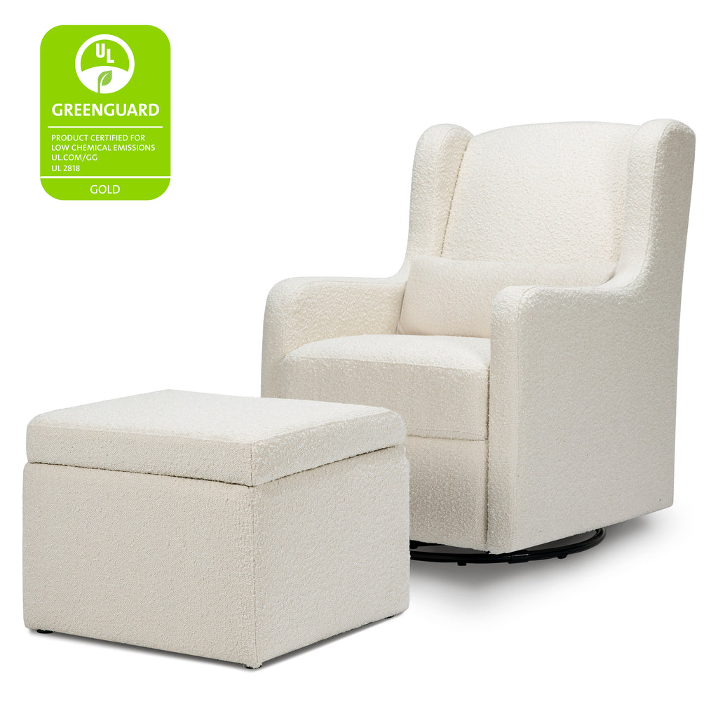 adrian swivel glider with ottoman