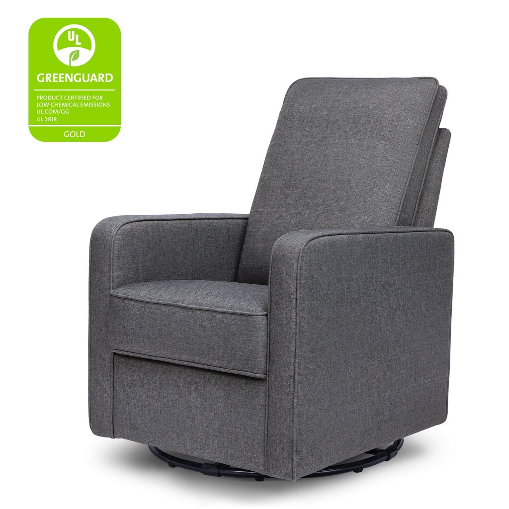 davinci casey pillowback swivel glider