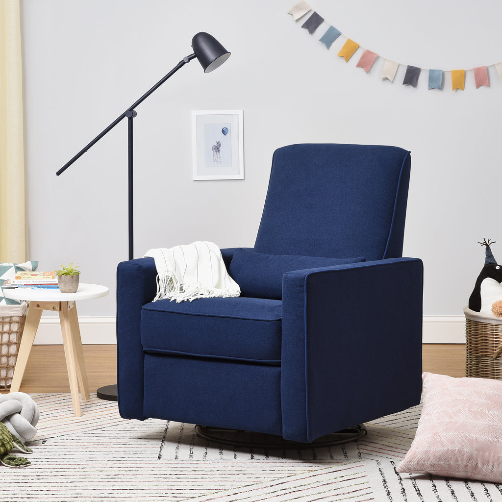 navy nursery rocker