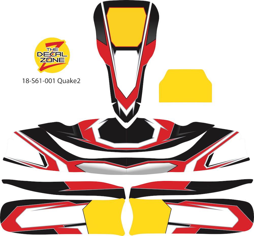 go kart sticker-kit template