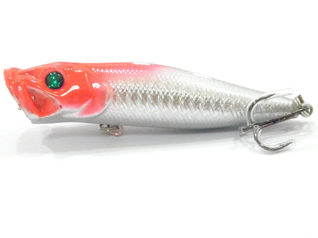 Topwater Popper Walking Bait Fishing Lures 3 inch 1/3 oz For Bass Fishing  W751