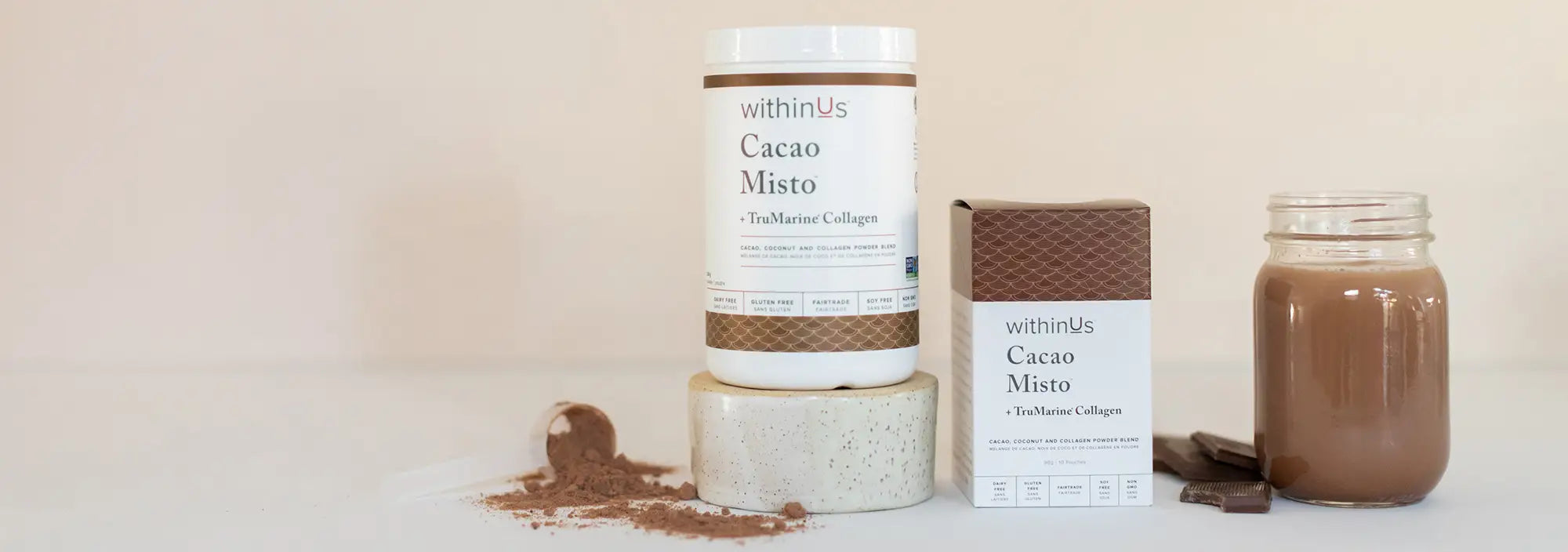 Cacao Misto™ + TruMarine™ Collagen 