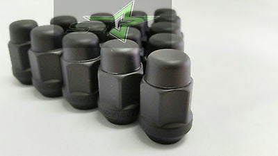 flat black lug nuts