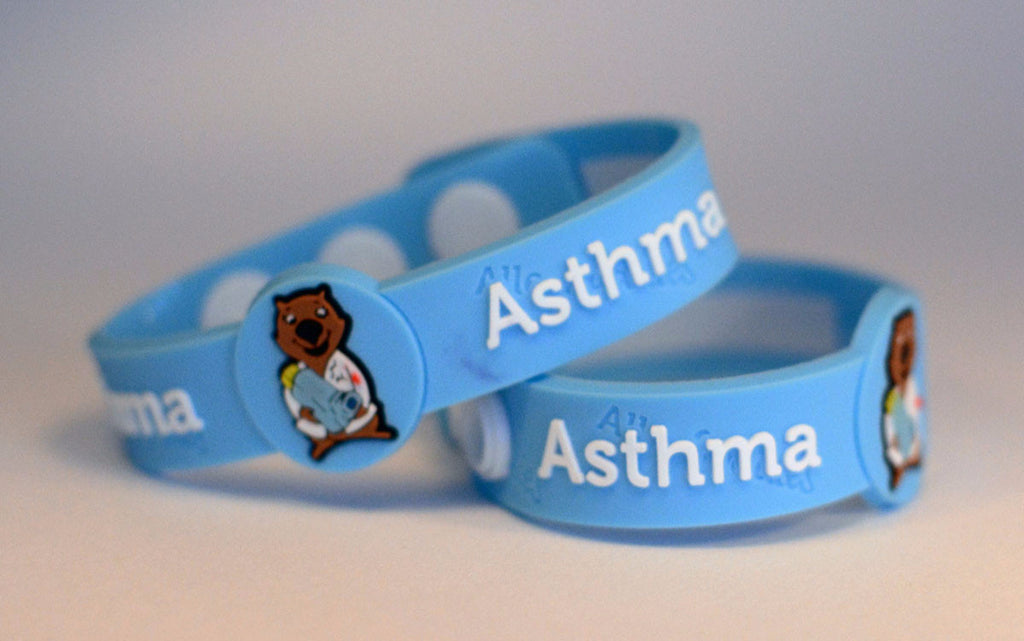 Asthmatic I Carry an Inhaler Child Bracelet and Keyring Asthma Alert ICE  Medical | eBay