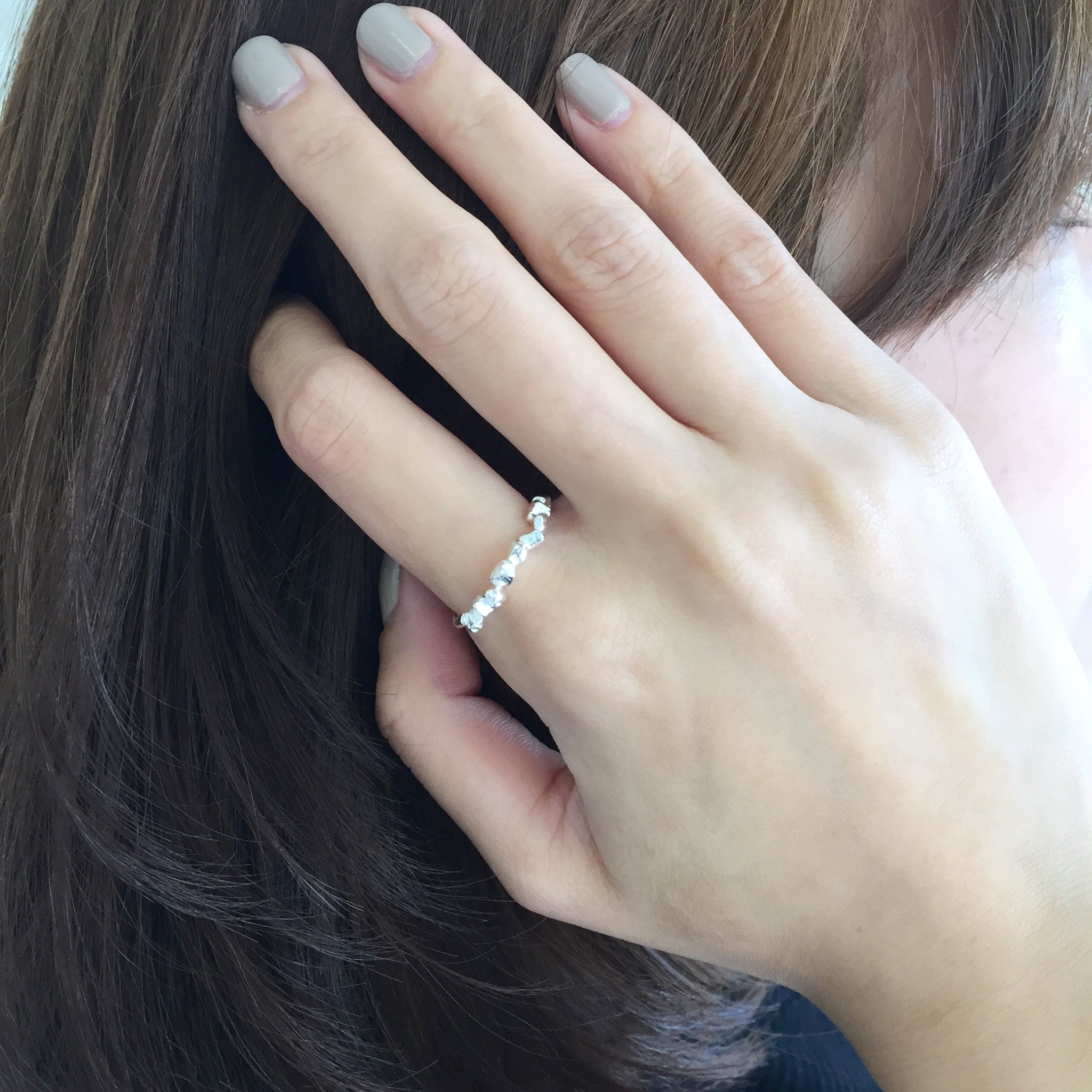 ⭐︎【高級】天然スーパーセブン リング s925 20.2x14mm-