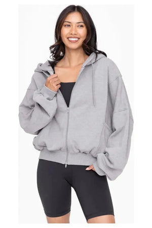 Camden Zip Hoodie - Swank Boutique