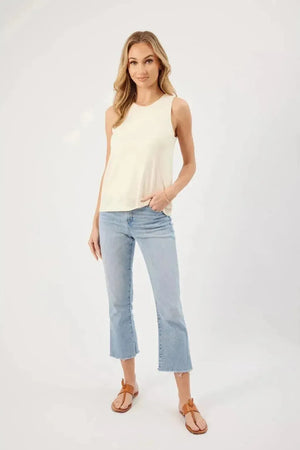 Camille Sand Tank Top - Swank Boutique