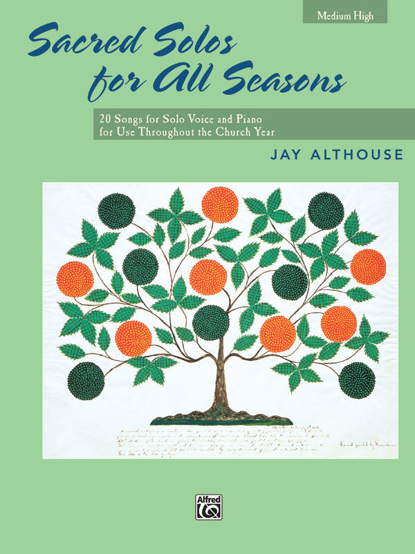 Jay Althouse : Sacred Solos for All Seasons (Medium High) : Solo : Songbook : 00-21170