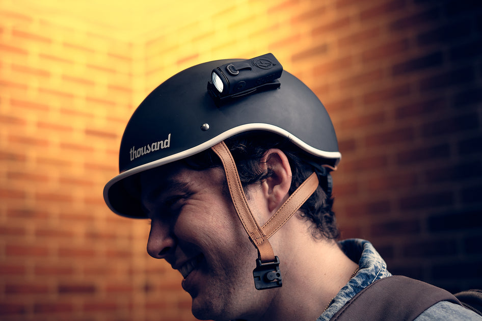 LED Bike Helmet Lights Easy Mounting Attach to Helmet