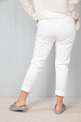 Plain Magic Pants White