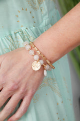 Harlow Beaded Bracelet Pearl