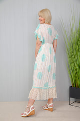 Lainie Lace Dress Aqua