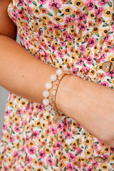 Harlow Beaded Bracelet Pearl