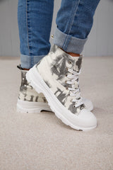 Tie Dye High Top Trainers