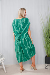 Emerald Chrissy Tie Dye Dress