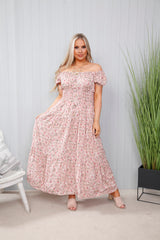 Rosie Pink Gypsy Dress