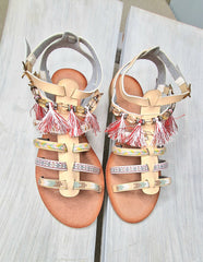 Talia Tassel Sandals