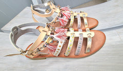 Talia Tassel Sandals