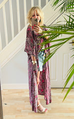 Silk Longline Kimono